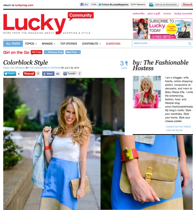 Leighelena featured in The Fashionable Hostess Blog!